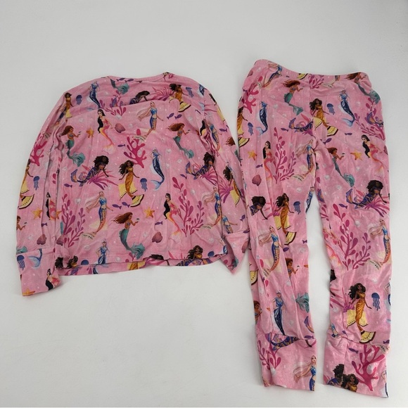 Posh Peanut Disney Little Mermaid Pajamas Set Size 5T 6T FLAW - Picture 4 of 4